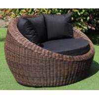 "Барселона" кресло из искусственного ротанга, цвет соломенный