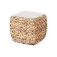 Кальяри  кофейный столик из искусственного ротанга (гиацинт), цвет соломенный  Кальяри  кофейный столик из искусственного ротанга (гиацинт), цвет соломенный