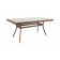"Латте" обеденный стол из искусственного ротанга 140х80см, цвет коричневый
