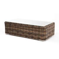 "Палермо" журнальный столик из искусственного ротанга, цвет соломенный