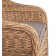 "Равенна" плетеное кресло из искусственного ротанга (гиацинт), цвет соломенный