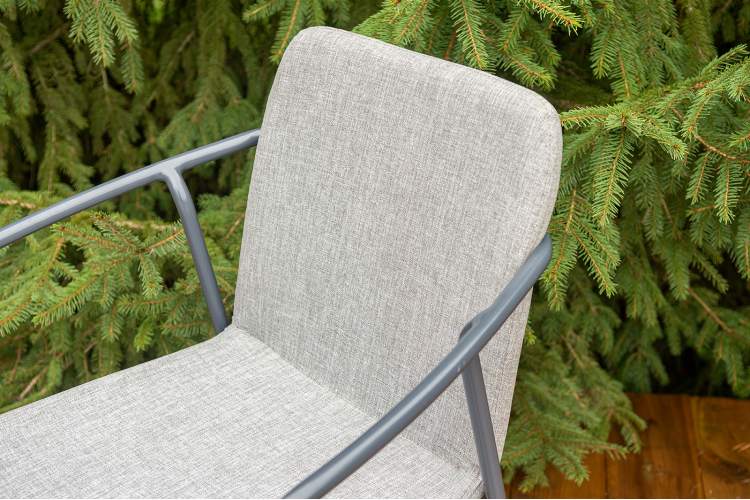 "Марокко" кофейный комплект из алюминия, цвет темно-серый-5