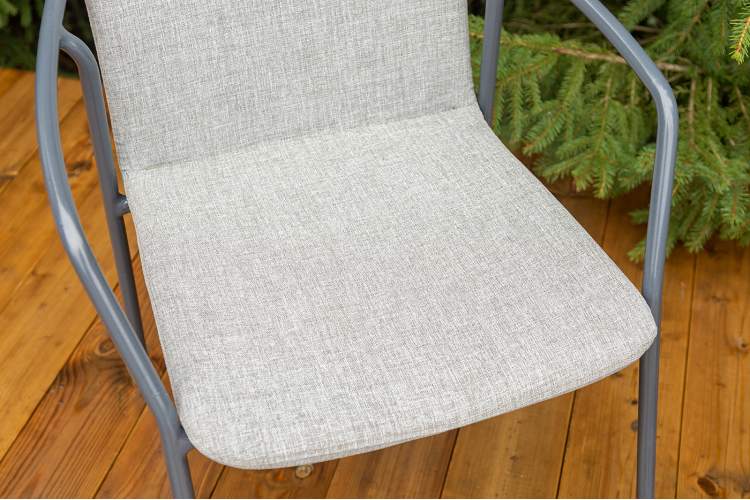 "Марокко" кофейный комплект из алюминия, цвет темно-серый-6