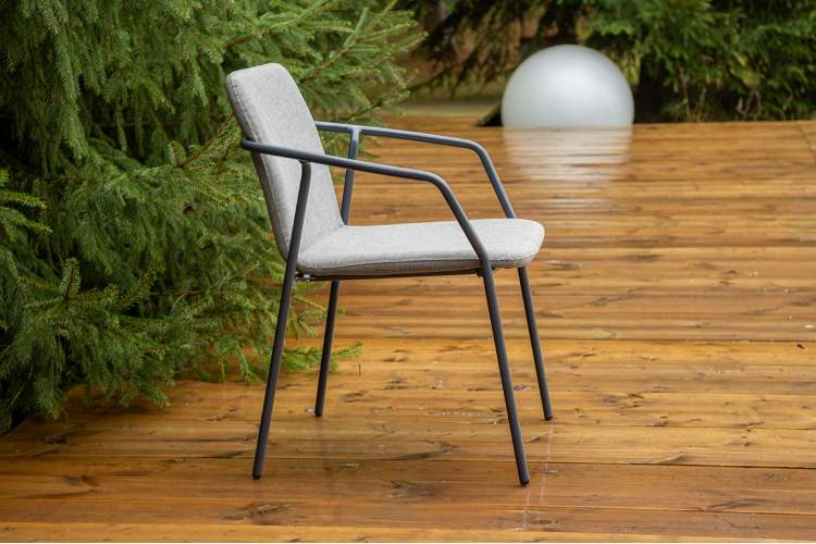 "Марокко" кофейный комплект из алюминия, цвет темно-серый-14