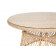 "Эспрессо" плетеный круглый стол, диаметр 118 см, цвет соломенный