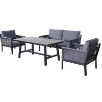 "Сан Ремо" комплект садовый для лаунж-зоны серый