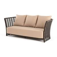 "Валенсия" диван из искусственного ротанга трехместный, цвет бронзовый