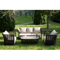 "Валенсия" лаунж-зона из искусственного ротанга, цвет бронзовый