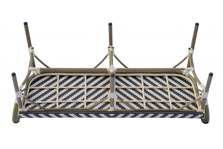 "Кабри" диван двухместный плетенный из искусственного ротанга, цвет бежево-коричневый-4