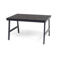 "Рио" стол из HPL 130х90см, цвет столешницы "серый гранит"