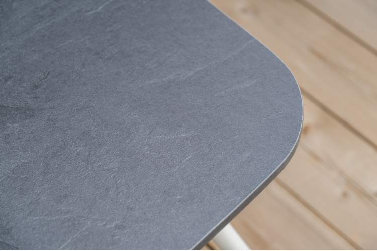 "Альбано" лаунж-зона 5-местная плетеная из роупа (веревки), каркас алюминиевый светло-серый, роуп серый меланж-14