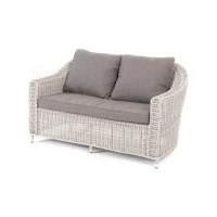  Кон Панна  диван из искусственного ротанга двухместный, цвет бежевый