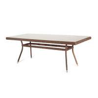  Латте  плетеный стол из искусственного ротанга 200х90см, цвет коричневый