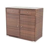  Мальта  тумба плетеная из искусственного ротанга, цвет коричневый