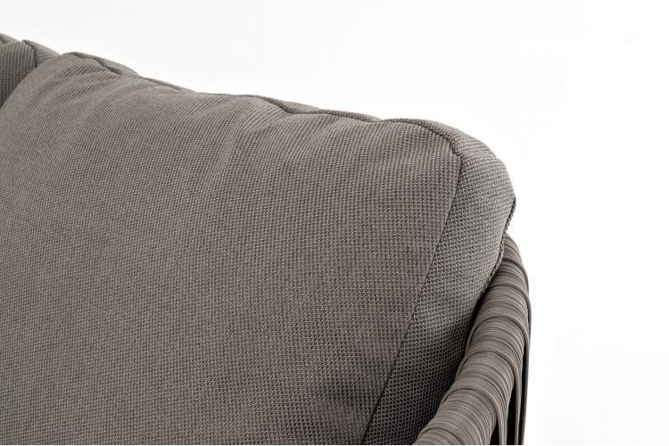 "Флоренция" лаунж-зона из искусственного ротанга, цвет графит-30