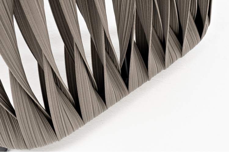 "Флоренция" лаунж-зона из искусственного ротанга, цвет графит-33