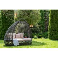 "Тенерифе" плетеная кровать, цвет бронзовый