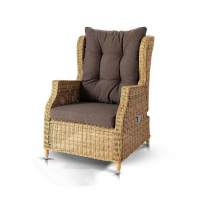  Форио  кресло раскладное плетеное, цвет соломенный