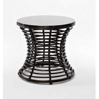 "Парма" кофейный столик из искусственного ротанга, цвет бронзовый