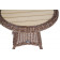 "Равенна" кофейный стол из искусственного ротанга, цвет коричневый