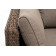 "Лунго" модуль диванный угловой с подушками, цвет коричневый (гиацинт)