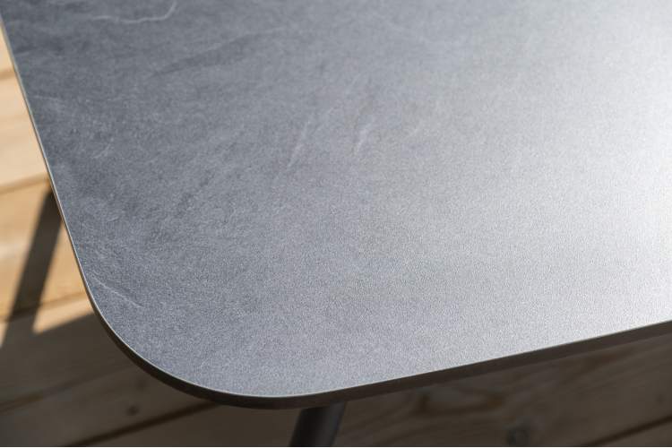 "Багамы" лаунж-зона 5-местная плетеная из роупа (веревки), каркас алюминиевый темно-серый, роуп серый-18