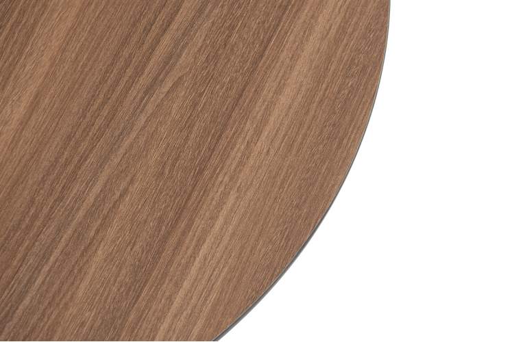 "Тюльпан" стол из HPL круглый Ø70см, цвет "дуб"-2