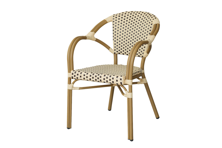 "Кабри" плетеный стул из искусственного ротанга, цвет бежево-коричневый