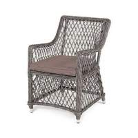  Латте  плетеное кресло из искусственного ротанга, цвет графит