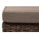 "Лунго" модуль диванный прямой с подушками, цвет коричневый (гиацинт)
