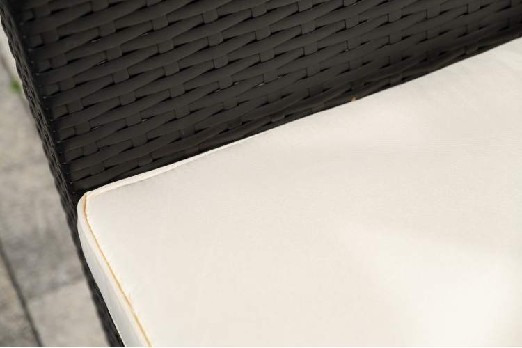 "Даллас" лаунж-зона из искусственного ротанга на 5 персон, цвет черный-9