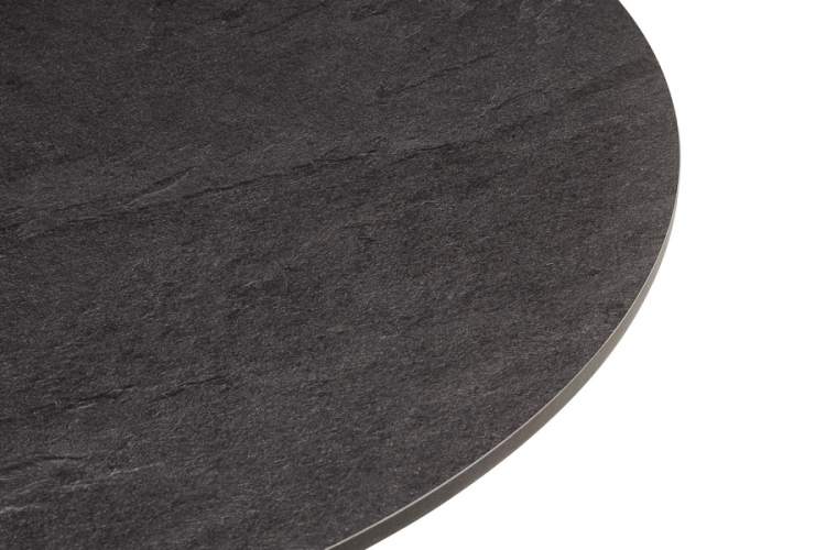 "Тюльпан" стол из HPL круглый Ø70см, цвет "серый гранит"-1