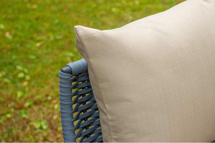 "Фиджи" лаунж-зона 5-местная плетеная из роупа (веревки), каркас алюминиевый темно-серый, роуп синий (KT18-014)-9