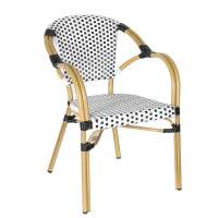 "Кабри" плетеный стул из искусственного ротанга, цвет черный