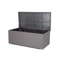 "Порту" сундук водонепроницаемый из искусственного ротанга, цвет графит