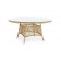 "Эспрессо" плетеный круглый стол, диаметр 150 см, цвет соломенный