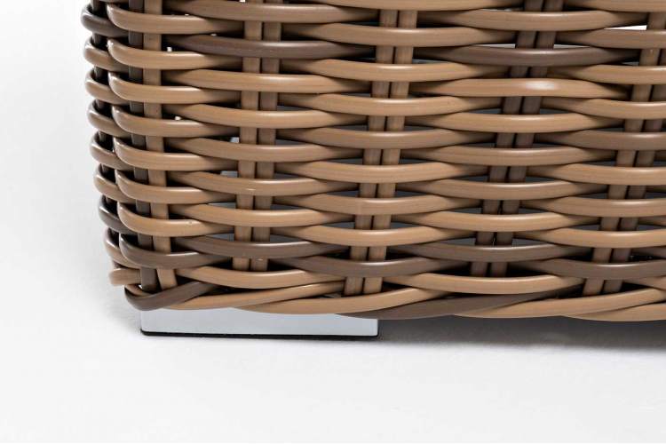 "Палермо" диван из искусственного ротанга трехместный, цвет соломенный-6