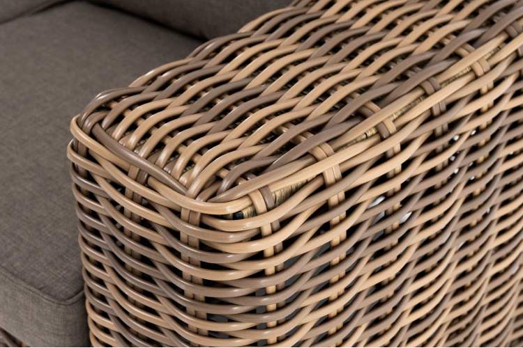 "Палермо" диван из искусственного ротанга трехместный, цвет соломенный-7