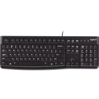 Клавиатура Logitech K120 (USB, waterproof, low profile) OEM [920-002522]