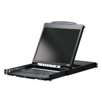 DUAL RAIL LCD PS/2-USB CONSOLE 19INCH