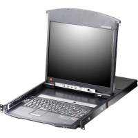 8P CAT-5 DUAL RAIL LCD KVM OVER IP SW 17INCH