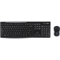 Набор клавиатура+мышь Logitech Wireless Desktop MK270 (USB, FM, keyboard:2xAAA, mouse:optical, 1000dpi, 3btn+Roll, 1xAA) Retail [920-004518]