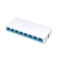 Коммутатор/ 8-port 10/100Mbps desktop switch, plastic case