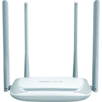 Маршрутизатор/ N300 Wi-Fi router, 2.4 GHz, 1 WAN port 10/100Mbps + 3-port LAN 10/100 Mbps, 4 fixed antenna