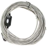 Кабель-адаптер USB2.0-repeater, удлинительный активный Am--Af 15м Aopen/Qust ACU823-15M