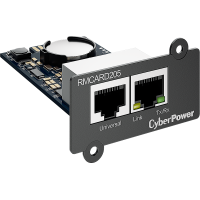 Карта удаленного управления для ИБП/ Remote management SNMP card RMCARD205 for OL, OLS, PR, OR series UPSs, PowerPanel® Business Edition software, сompatible with ENVIROSENSOR, 0.15x0.15x0.07m., 0.2kg.