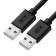Кабель Greenconnect 1.5m USB 2.0, AM/AM, черный, 28/28 AWG, экран, армированный, морозостойкий, GCR-UM2M-BB2S-1.5m [GCR-UM2M-BB2S-1.5m]