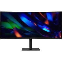 Монитор Acer CZ342CURHbmiphuzx 34'', Curved 1000R Black, 21:9, VA, 3440x1440, 1 / 4ms, 300cd, 100Hz, 1xHDMI,1x DP, 1xUSB Type-C(65W), 2xUSB, SPK, HAS