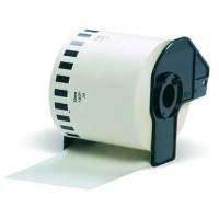 Картридж ленточный Brother DK22205 черный на белом 62x30.48 для Brother QL-570