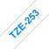 Картридж ленточный Brother TZE253 синий на белом 24x8 для Brother P-Touch